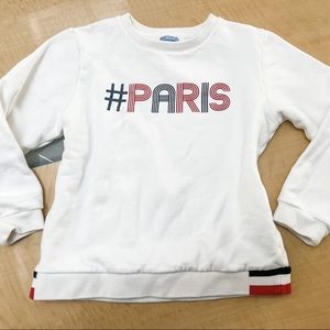 Jacadi Pullover Crewneck Paris Sweater Size 12y Girls